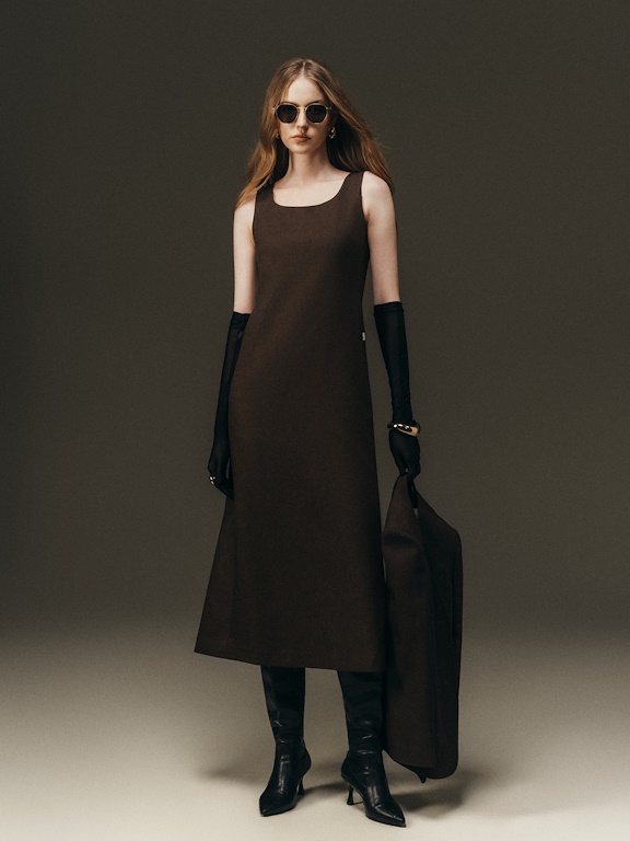 Váy liền không tay cổ tròn_AV.965